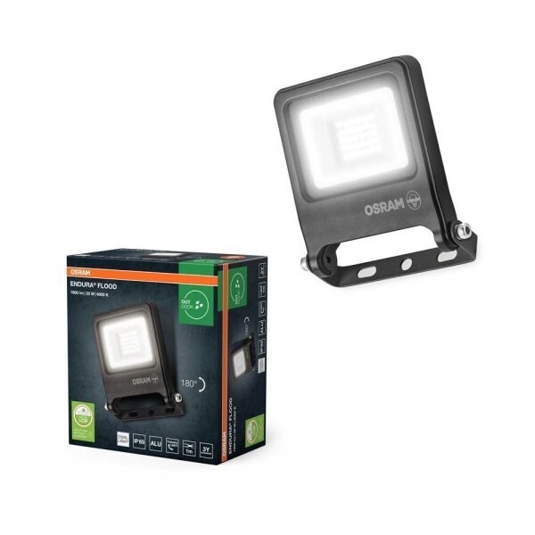 OSRAM ENDURA® Flood Cool White PCR LED Außenleuchte dunkelgrau 20 W
