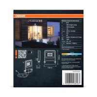 OSRAM ENDURA® Flood Cool White PCR LED Außenleuchte dunkelgrau 20 W