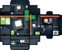 OSRAM ENDURA® Flood Cool White PCR LED Außenleuchte dunkelgrau 20 W