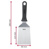 WESTMARK Pfannenwender Master Line Edelstahl schwarz,...