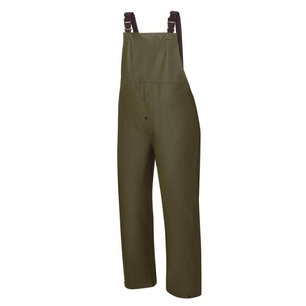 teXXor® unisex Regen-Latzhose KEITUM olive Größe XL