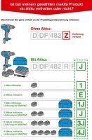 makita TM001GZ Akku-Multifunktionswerkzeug 40,0 V max., ohne Akku