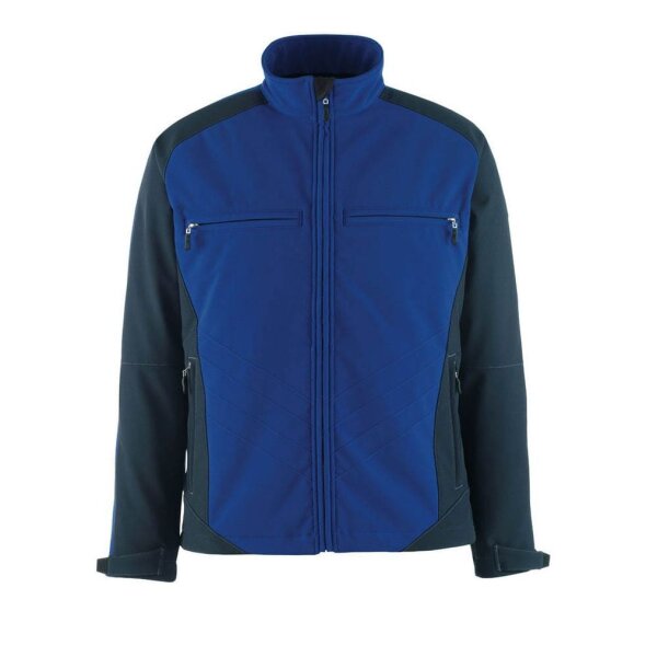 MASCOT® Herren Softshelljacke DRESDEN kornblau, schwarz Größe 4XL