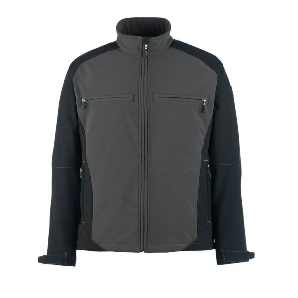MASCOT® Herren Softshelljacke DRESDEN anthrazit, schwarz Größe 4XL