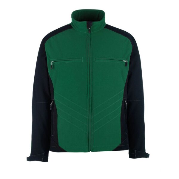 MASCOT® Herren Softshelljacke DRESDEN grün, schwarz Größe 4XL