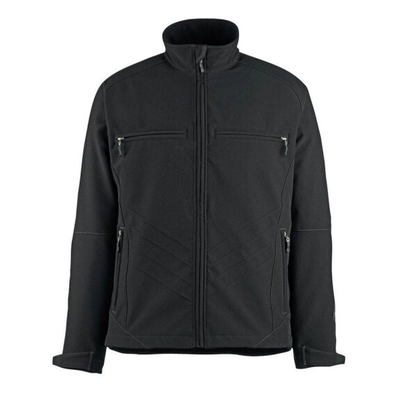 MASCOT® Herren Softshelljacke DRESDEN schwarz Größe 4XL