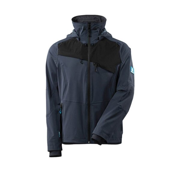 MASCOT® Herren Regenjacke Advanced schwarzblau Größe M