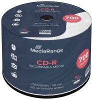 MediaRange CD-R 700 MB, 50 St.