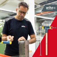 Wiha 02093 Schonhammer 0,4 kg Kopf: Gummi