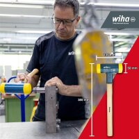 Wiha 02097 Schonhammer 1,0 kg Kopf: Gummi