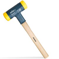 Wiha 02098 Schonhammer 1,7 kg Kopf: Gummi
