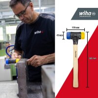 Wiha Safety 26654 Schonhammer 620,0 g Kopf: Gummi