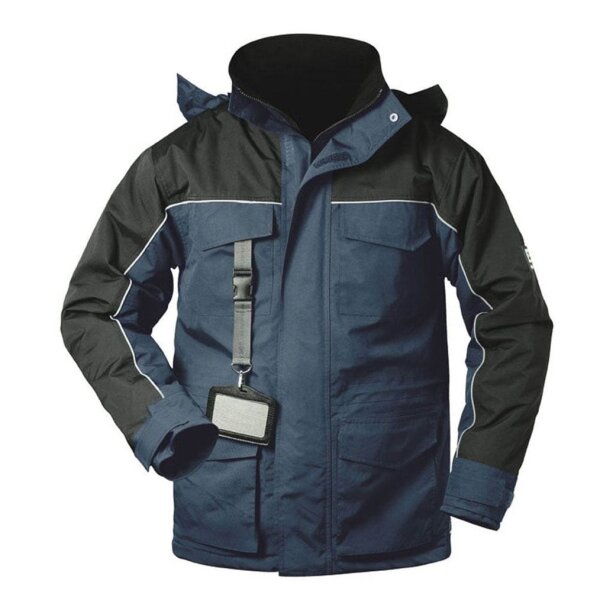 elysee® unisex Thermojacke marine, schwarz Größe S
