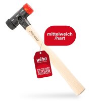 Wiha Safety 26611 Schonhammer 306,0 g Kopf: Gummi