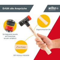 Wiha Safety 26611 Schonhammer 306,0 g Kopf: Gummi