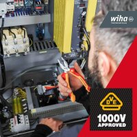 Wiha Kombizange Professional electric mit DynamicJoint® und OptiGrip 27418, Länge: 18,0 cm, 1 St.