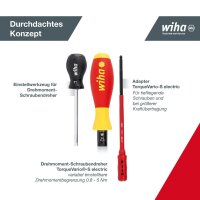 Wiha Drehmoment-Schraubendreher TorqueVario®-S...