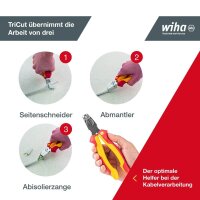 Wiha Elektro-Installationszange 38853, Länge: 17,5 cm, 1 St.