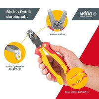 Wiha Elektro-Installationszange 38853, Länge: 17,5 cm, 1 St.