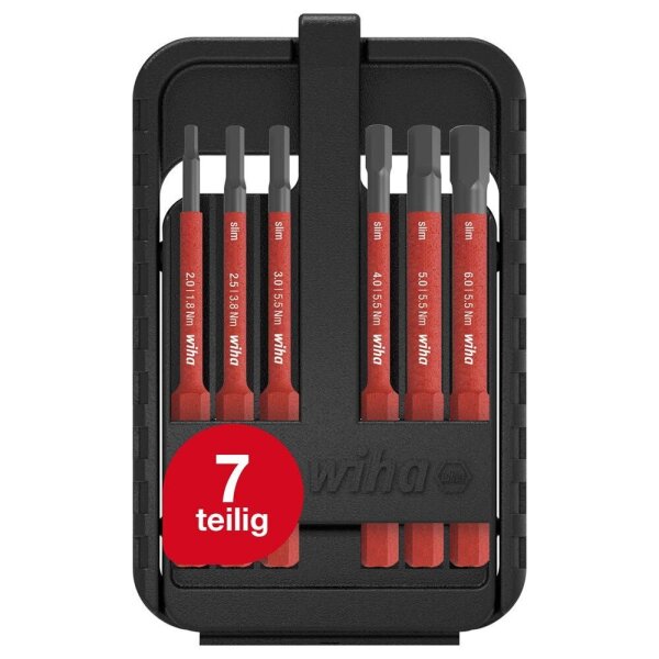 Wiha Bit-Set slimBit electric 43156, 7-tlg.