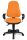 Topstar Bürostuhl Point 70, 8170UG04 Stoff orange, Gestell schwarz