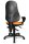 Topstar Bürostuhl Point 70, 8170UG04 Stoff orange, Gestell schwarz