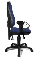 Topstar Bürostuhl Point 70, 8170UG26 Stoff blau, Gestell schwarz