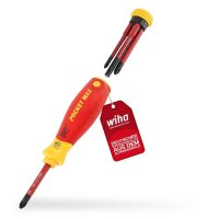 Wiha Schraubendreher-Set PocketMax® electric SL/PH/PlusMinus/PZ 45296 4-tlg.