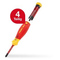 Wiha Schraubendreher-Set PocketMax® electric SL/PH/PlusMinus/PZ 45296 4-tlg.