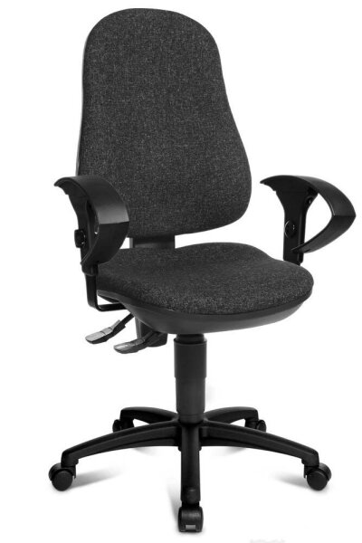 Topstar Bürostuhl Point 70, 8170UG22 Stoff anthrazit, Gestell schwarz