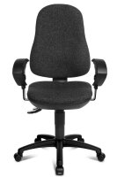 Topstar Bürostuhl Point 70, 8170UG22 Stoff anthrazit, Gestell schwarz