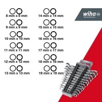 Wiha Ringratschen-Maulschlüssel-Satz 44661 12-tlg.