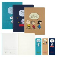 MOLESKINE Notizbuch Peanuts Cahier ca. DIN A5 liniert,...