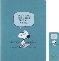 MOLESKINE Notizbuch Peanuts Cahier ca. DIN A5 liniert, mehrfarbig Softcover 120