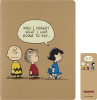 MOLESKINE Notizbuch Peanuts Cahier ca. DIN A5 liniert, mehrfarbig Softcover 120