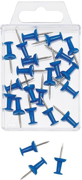 WEDO Pinnnadeln Diabolo blau, 20 St.