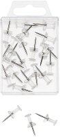 WEDO Pinnnadeln Diabolo transparent, 20 St.