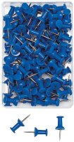 WEDO Pinnnadeln Diabolo blau, 100 St.