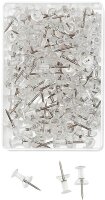 WEDO Pinnnadeln Diabolo transparent, 100 St.