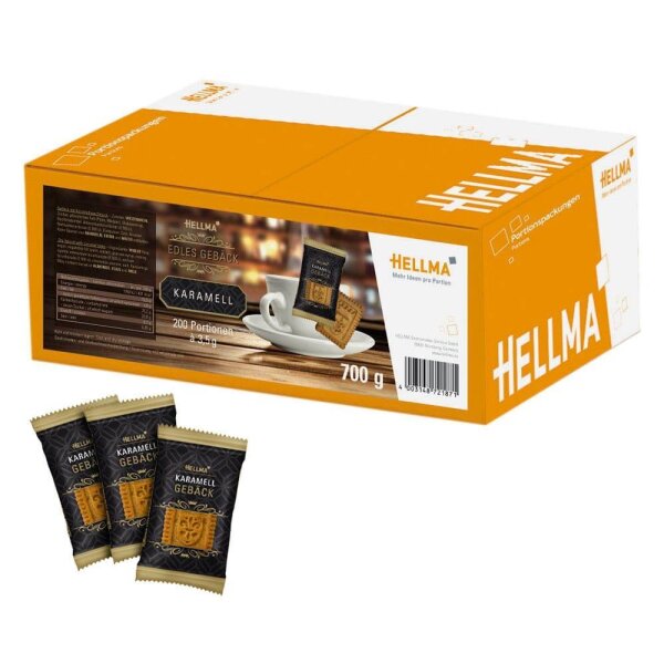 HELLMA Edles Karamell Kekse 700,0 g, 200 St.