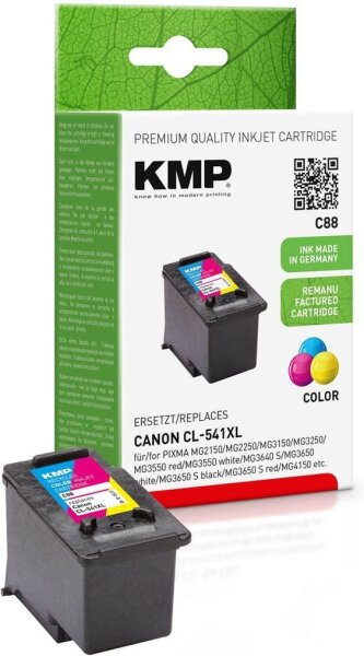KMP C88 color Druckkopf kompatibel zu Canon CL-541 XL