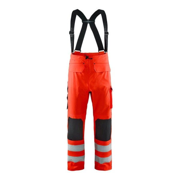 BLAKLÄDER® unisex Warnschutz-Latzhose 1302 rot Größe XL