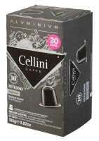 Cellini ESPRESSO INTENSO Kaffeekapseln, Arabica- und Robustabohnen kräftig, 30 St.