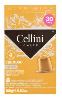 Cellini ESPRESSO CREMOSO Kaffeekapseln, Arabicabohnen 30 Portionen