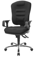 Topstar Bürostuhl Softec Synchro Deluxe, SOFTEC BC0 Stoff schwarz, Gestell chrom