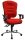 Topstar Bürostuhl Softec Synchro Deluxe, SOFTEC BC1 Stoff rot, Gestell chrom