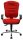 Topstar Bürostuhl Softec Synchro Deluxe, SOFTEC BC1 Stoff rot, Gestell chrom