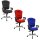 Topstar Bürostuhl Softec Synchro Deluxe, SOFTEC BC1 Stoff rot, Gestell chrom