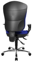 Topstar Bürostuhl Softec Synchro Deluxe, SOFTEC BC6 Stoff blau, Gestell chrom