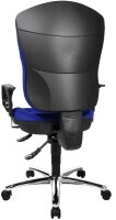 Topstar Bürostuhl Softec Synchro Deluxe, SOFTEC BC6 Stoff blau, Gestell chrom